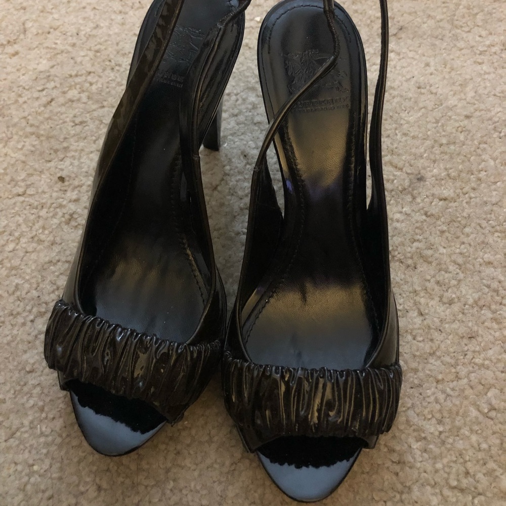 Burberry black heels